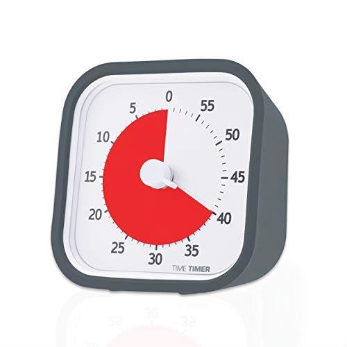 ◆送料無料 【正規品】TIME TIMER タイムタイマー モッド 9cm 60分 チャコールグレイ TTM9-W 時間管理 一点限り