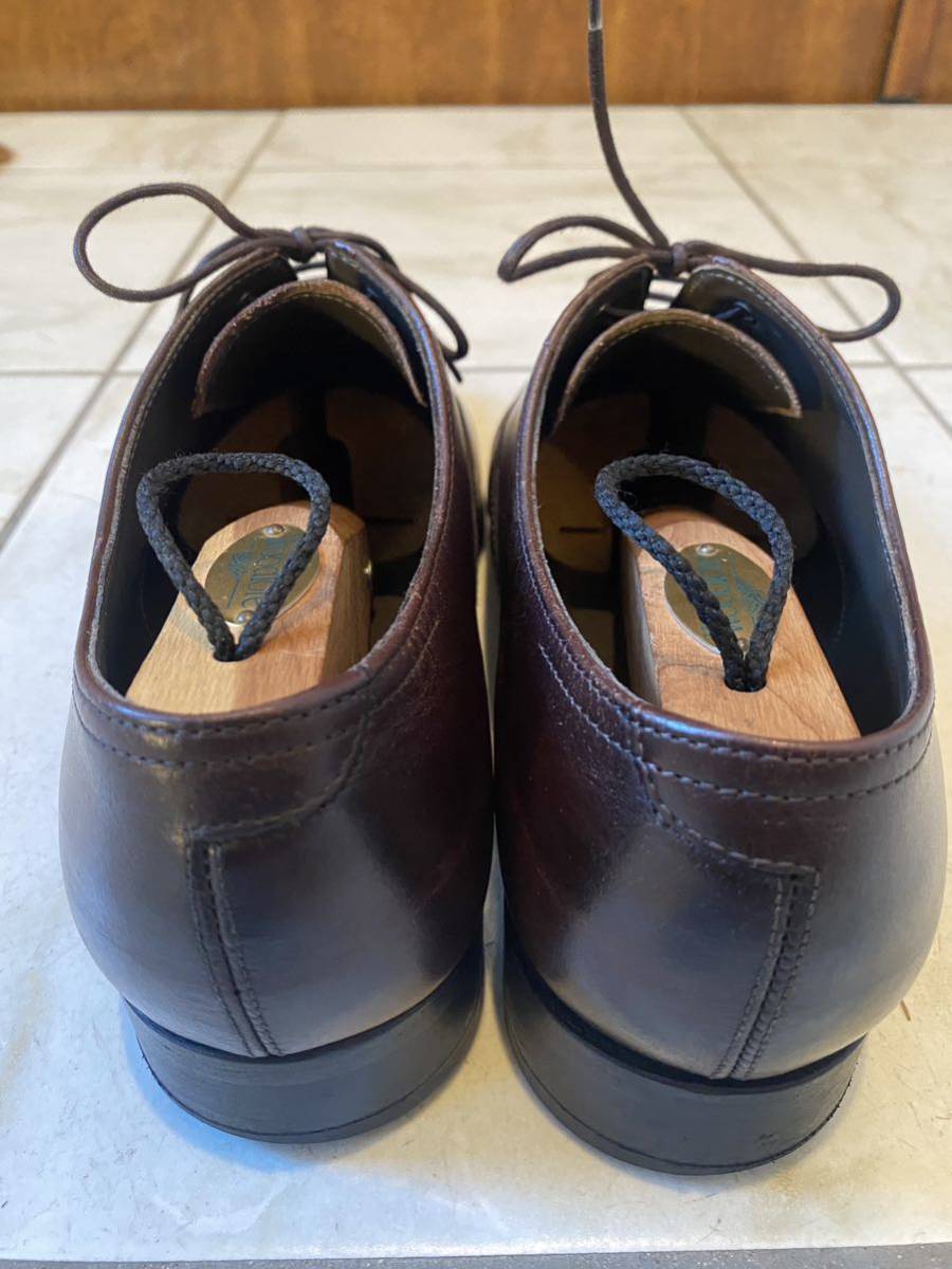  original leather bottom ma Kei made law * strut chip business shoes * tea *25.5