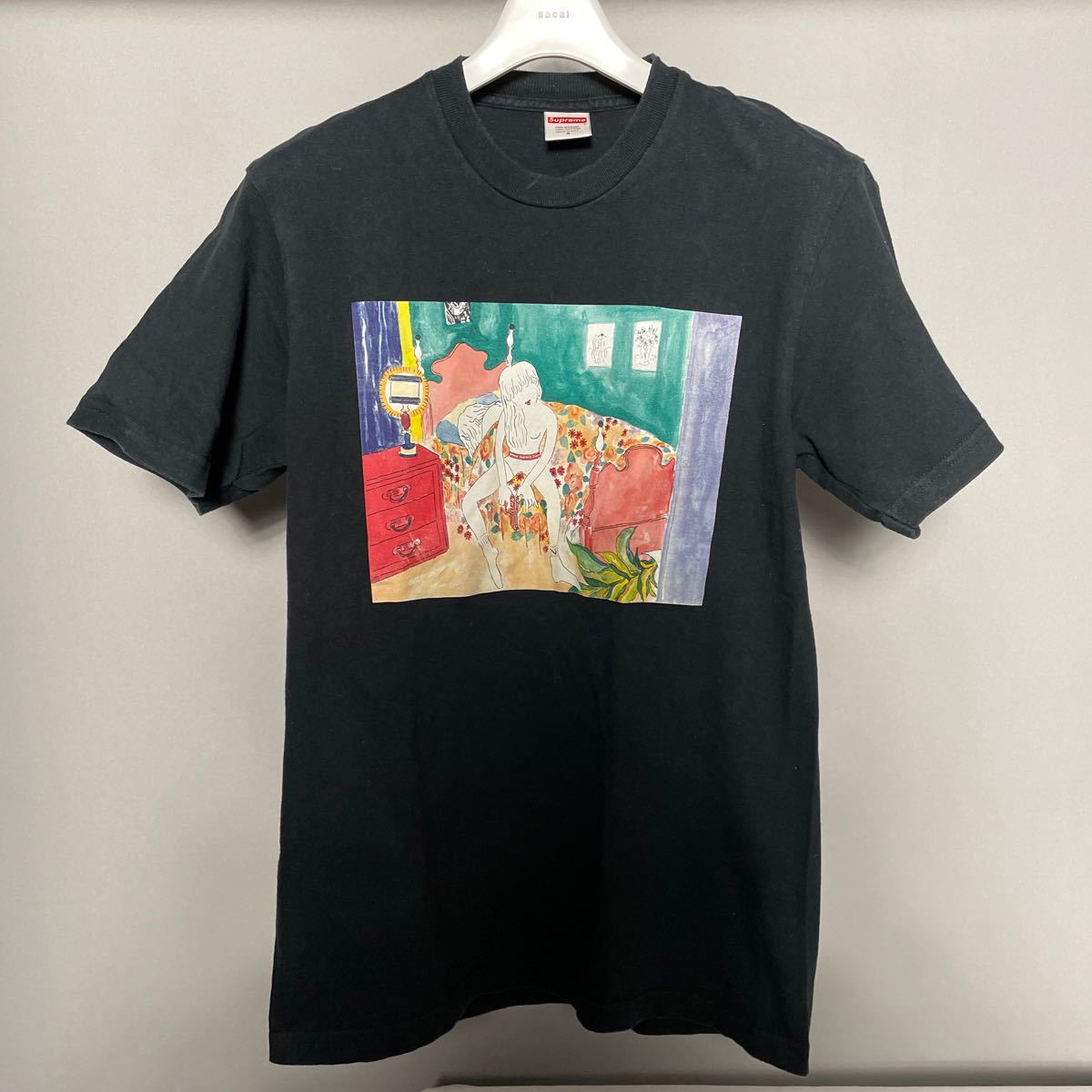 Sサイズ 黒 Supreme × AUTO MOAI Bedroom Tee オートモアイ シュプリーム Tシャツの画像1