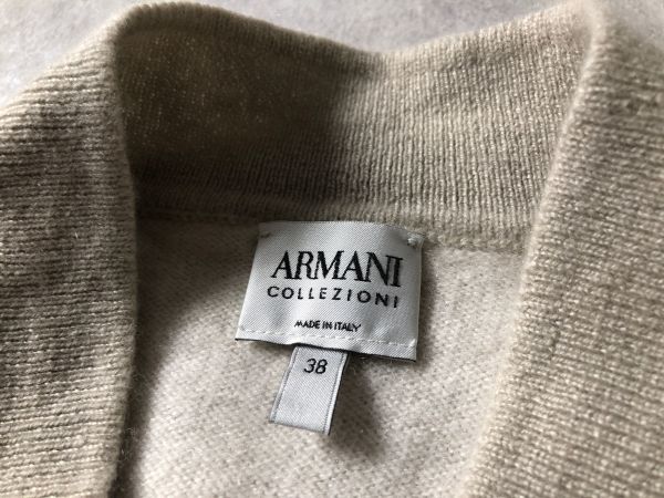 ARMANI COLLEZIONI●カシミヤ100％ Cashmere ウール ニット セーター●アルマーニ_画像6