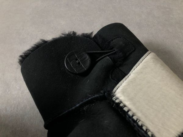 美品●UGG●ハラコレザー切替●ベイリーボタン●シープスキン ムートン ブーツ●アグ_画像9