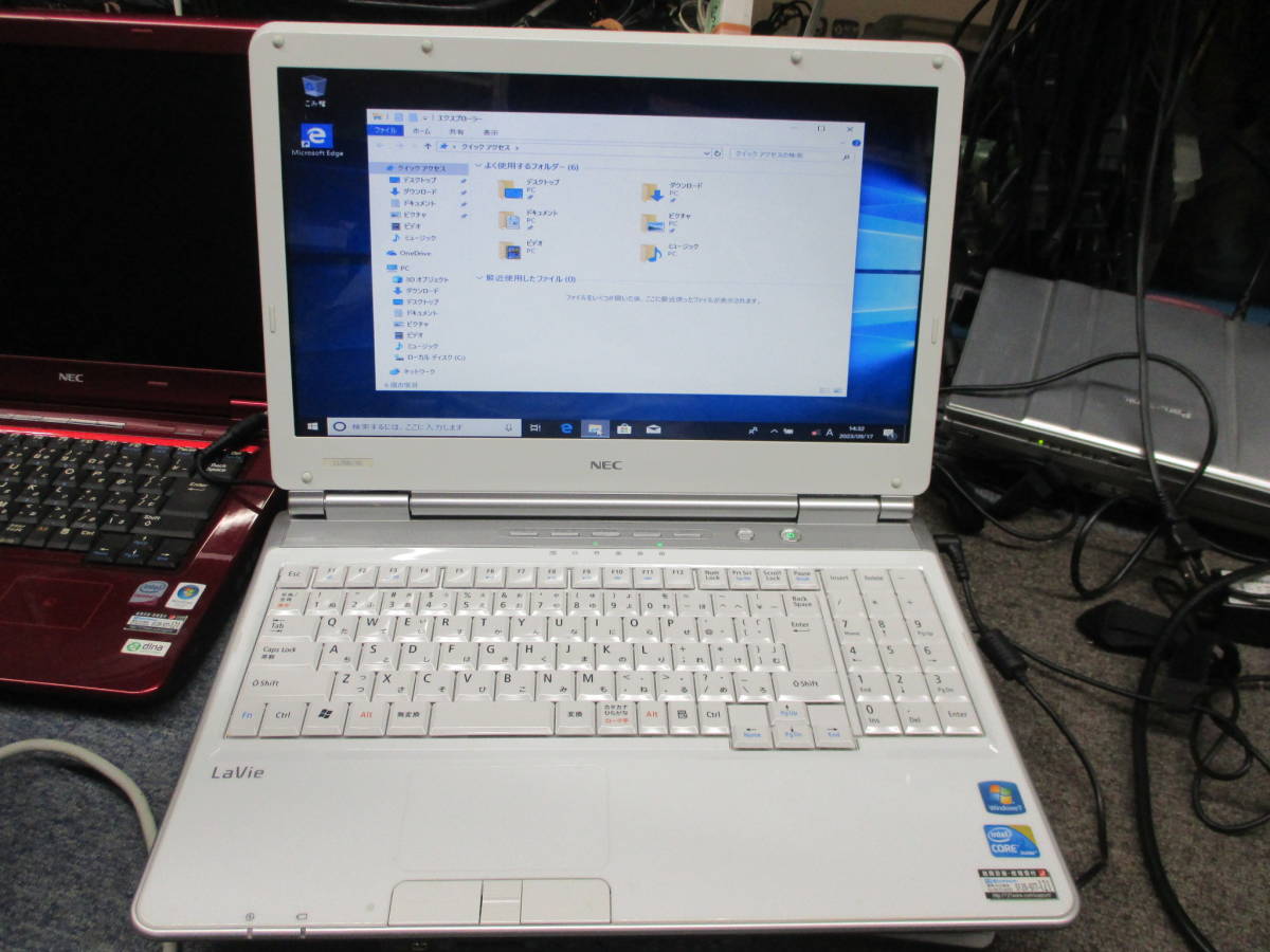 NEC LaVie LL700/W　ＨＤＤレス　ノートPC　メンテナンス前提　　　　　　　　　　　　　675_画像2