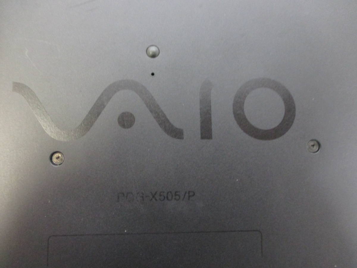 SONY VAIO PCG-X505/P 動作確認はしていません。ジャンク扱いでお願いします。　　　　　　　a305_画像8