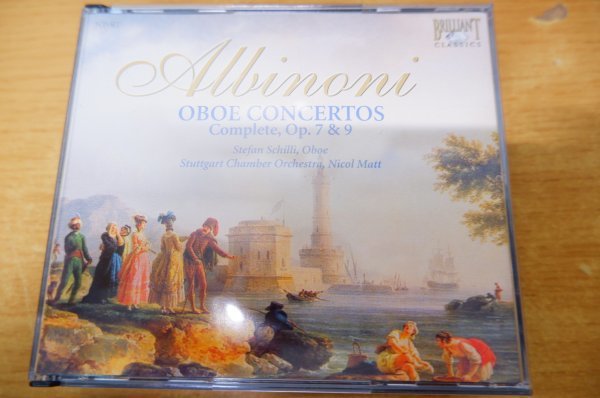 き7-014＜CD/3枚組＞「ALBINONI :COMPLETE OBOE CONCERTOS」 シュトゥットガルト室内管弦楽団/ ニコル・マット_画像1