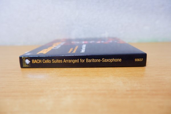 き7-068＜CD/2枚組＞「J.S.Bach: Cello Suites -Arranged for Baritone Saxophone: No.1-No.6」Henk Van Twillert_画像3