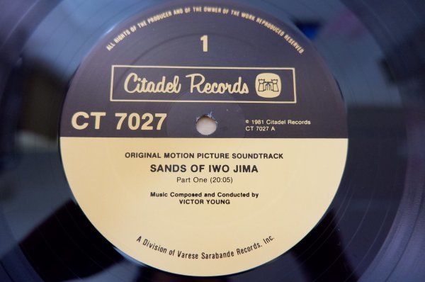 L2-174＜LP/サントラ/US盤/美品＞「Sands Of Iwo Jima / The Sun Shines Bright」Victor Young_画像4