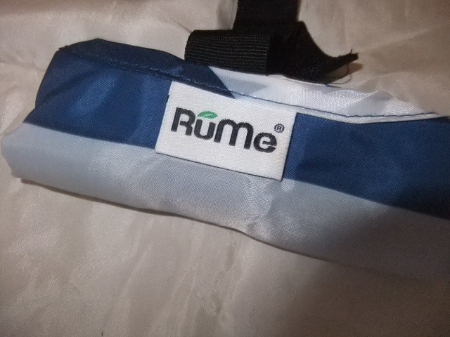 【新品】RuMe ルーミー エコバッグ ストライプ ミディアム テイラーの画像3