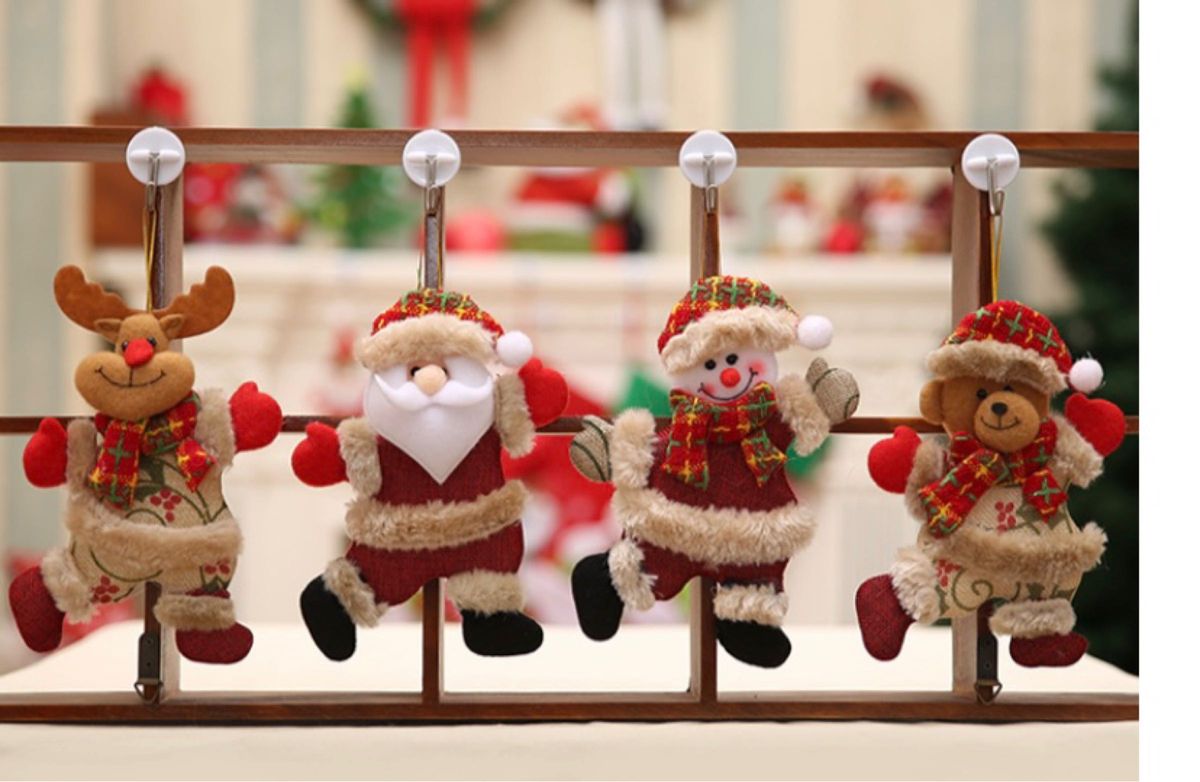 クリスマスツリー飾り 吊り装飾用 サンタクロース 人気　雑貨 可愛い 8点セット