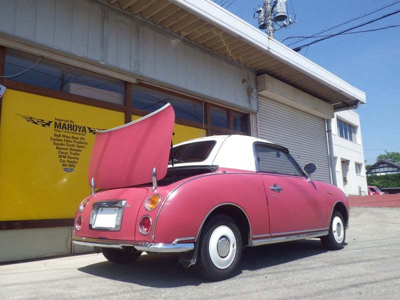  Nissan : Figaro [FK10] for trunk dumper * silver car bon