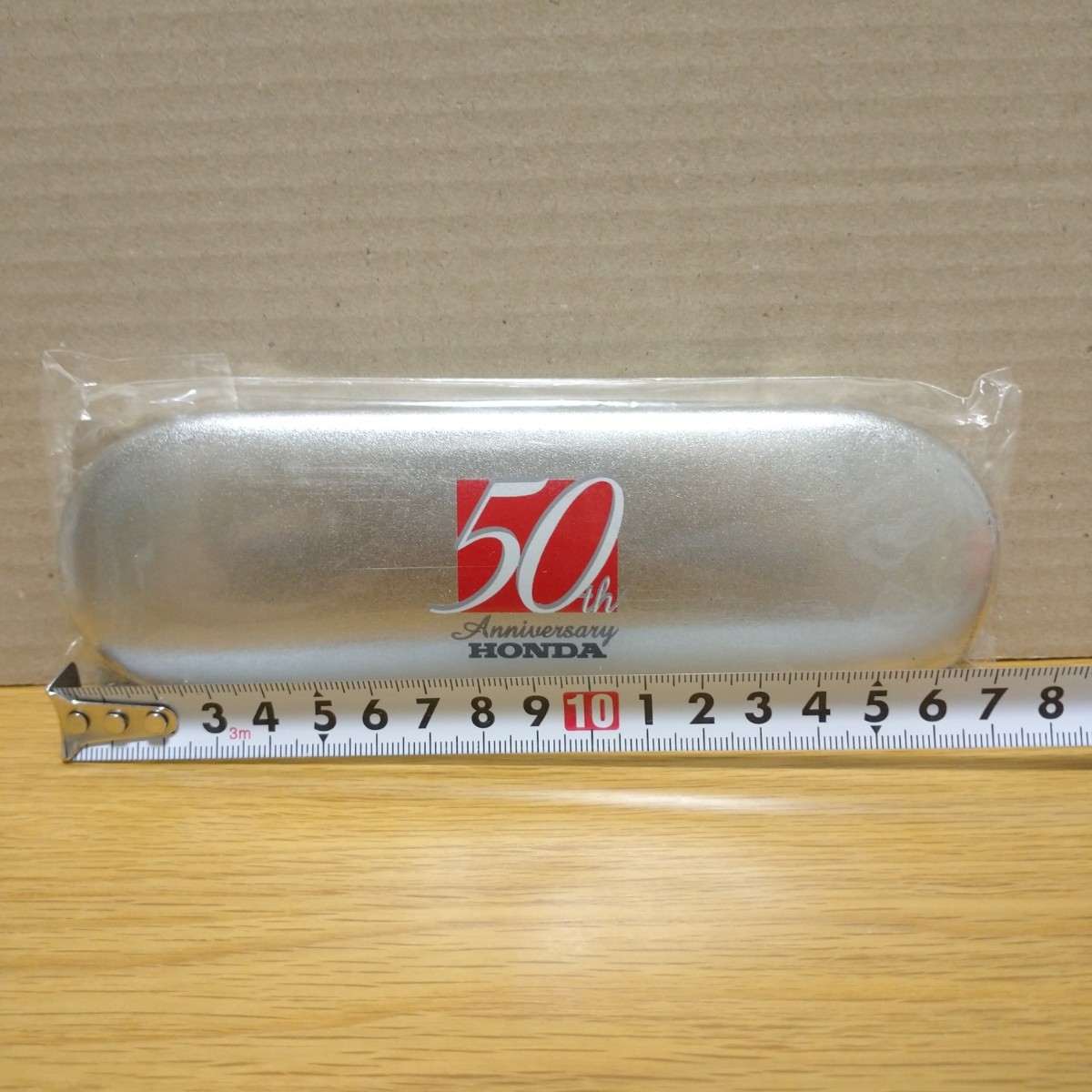 HONDA 50th anniversary ホンダ 50周年 記念 記念品 缶ケース 缶 ケース ペンケース 収納 グッズ コレクション ロゴ レア 希少 飾り 車_画像4