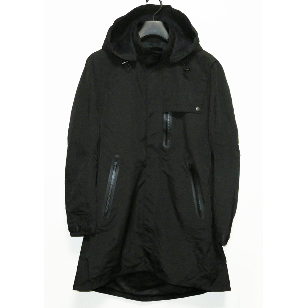 5351 POUR LES HOMMES 19AW シングルハイブリッドコート 46 新品同様 定価46,200円 レインコート プールオム_画像2