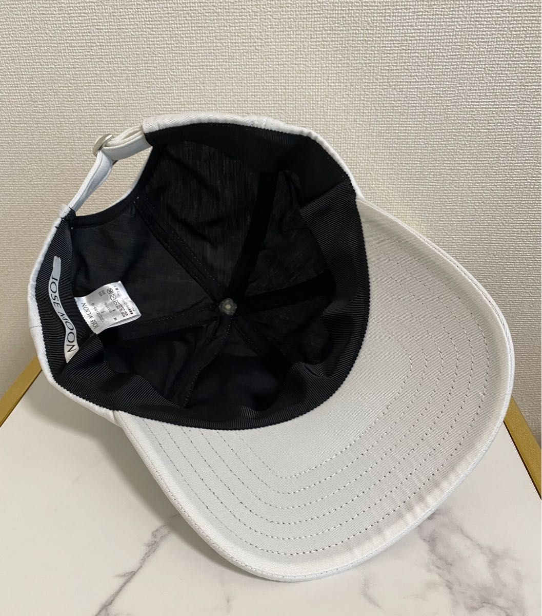 JOSE MOON ジョセムーン ロゴCAP キャップ ホワイト 美品