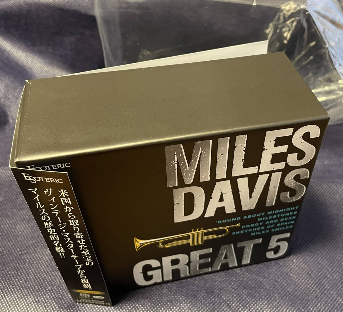 MILES DAVIS GREAT 5 Esoteric マイルス・デイビス・グレート 5 エソテリック Hybrid SACD 付属品揃_画像2