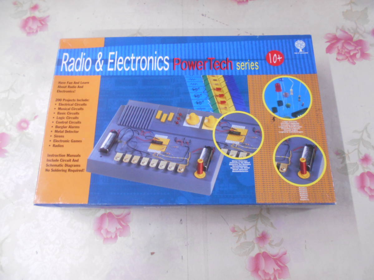 11◎★/2/Radio Electronics Powet Tech series 外国版学習キット未開封　ラジオ/エレクトロニクス/回路