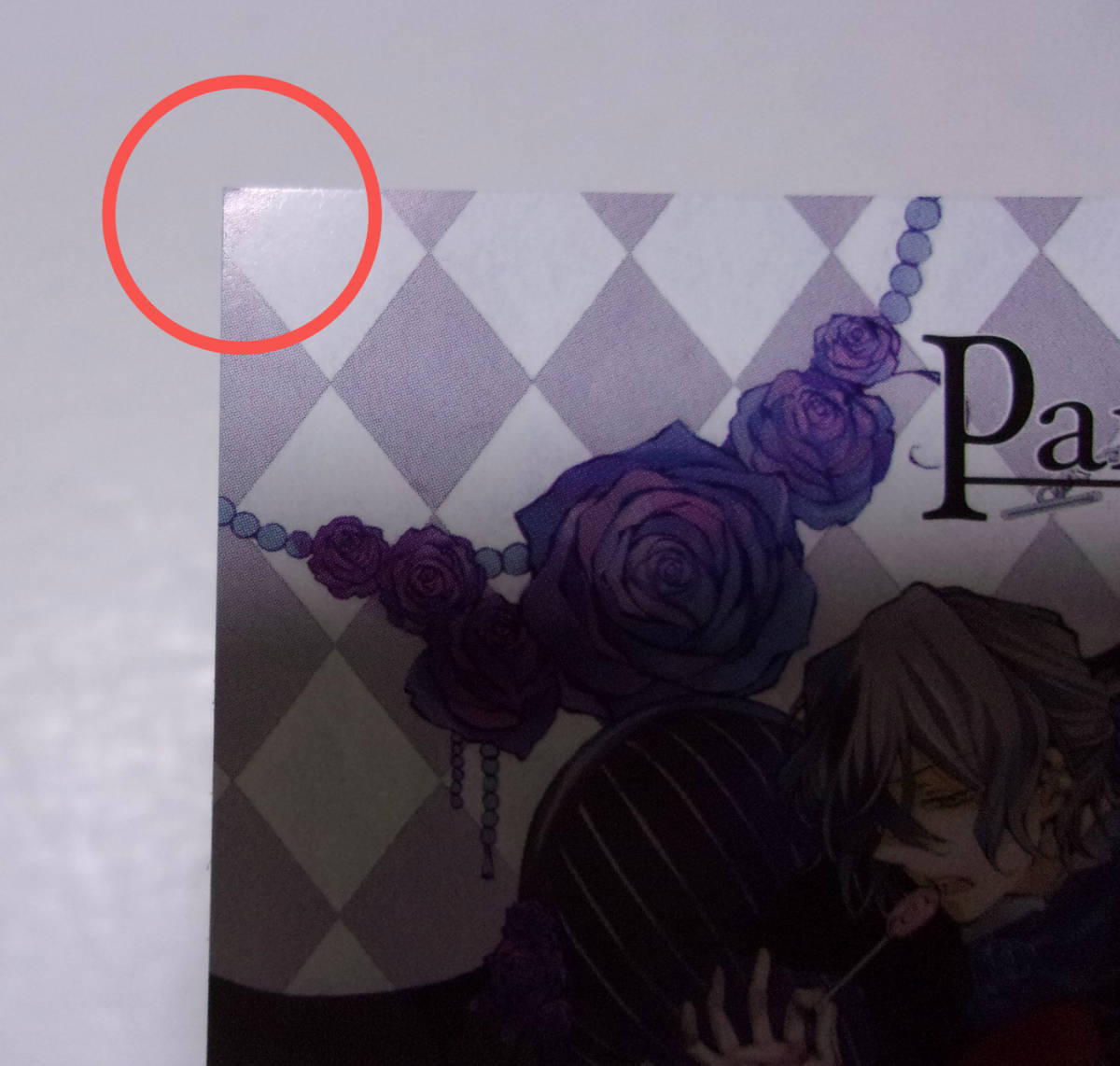 【イラストカード】【アニメイト購入特典】　パンドラハーツ Pandora Hearts 　コミックス特典　望月淳/SQUARE ENIX　非売品　A_画像3