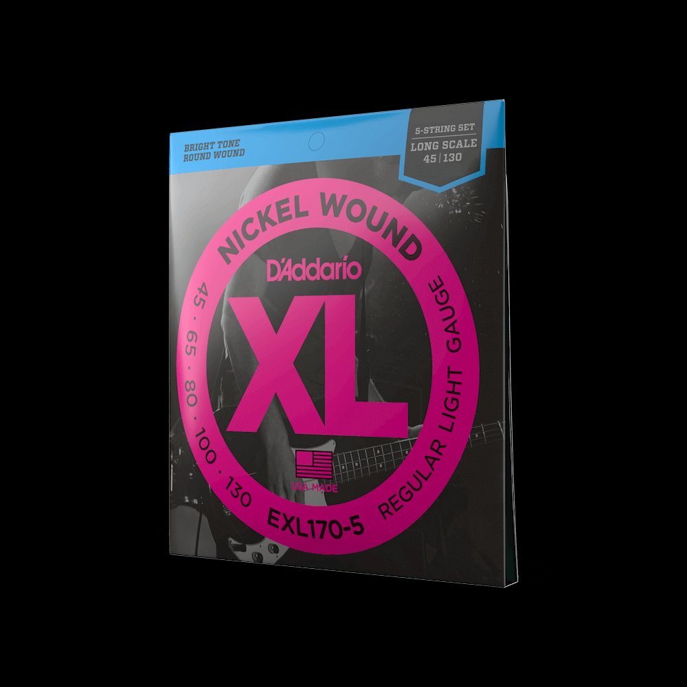 【エレキベース弦】 ダダリオ D'Addario EXL170-5 5-String/Long 45-130 XL NICKEL 5弦ベース 正規品_画像1