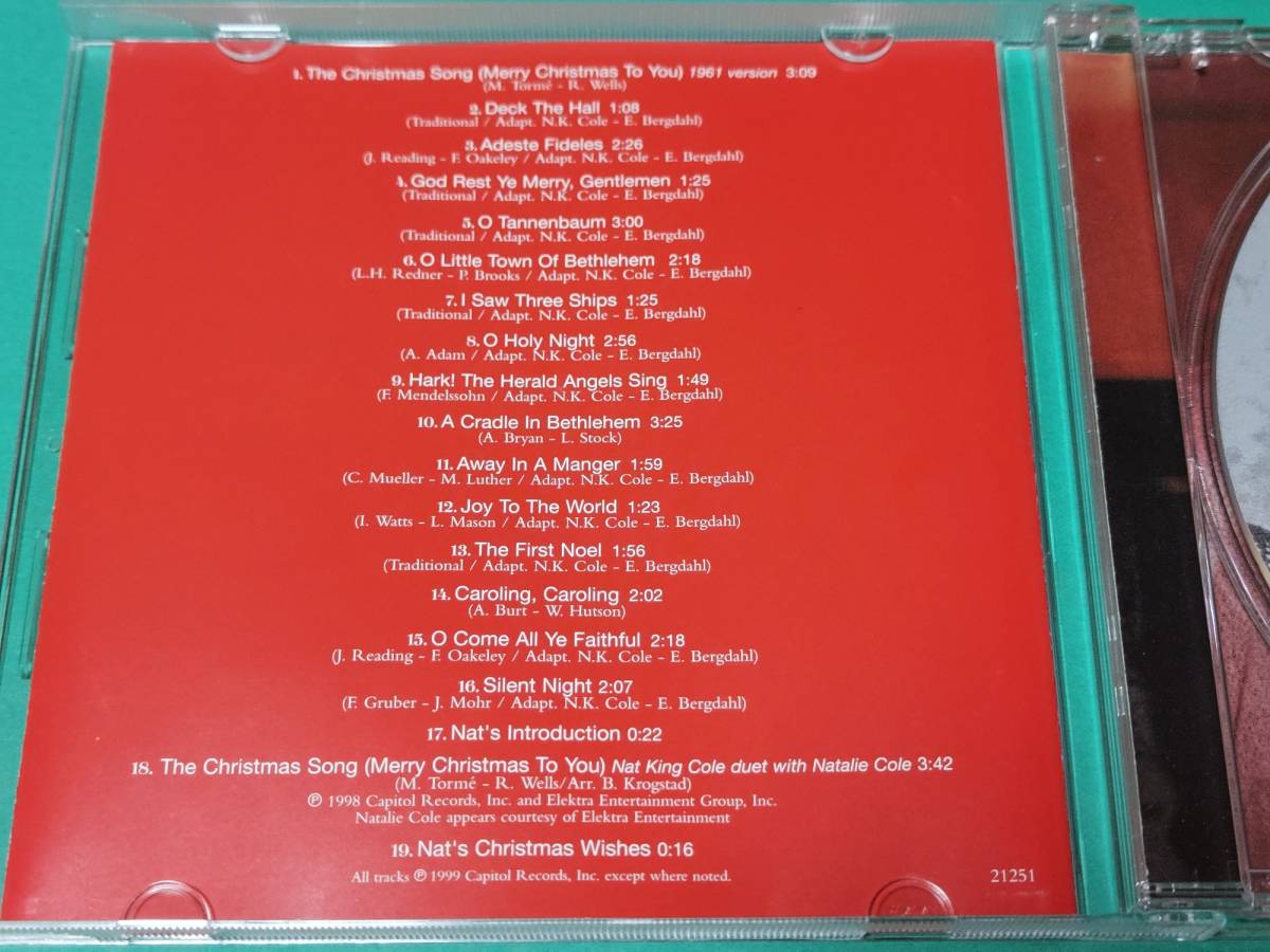 O 【輸入盤】 ナット・キング・コール NAT KING COLE / THE CHRISTMAS SONG 中古 送料4枚まで185円_画像3