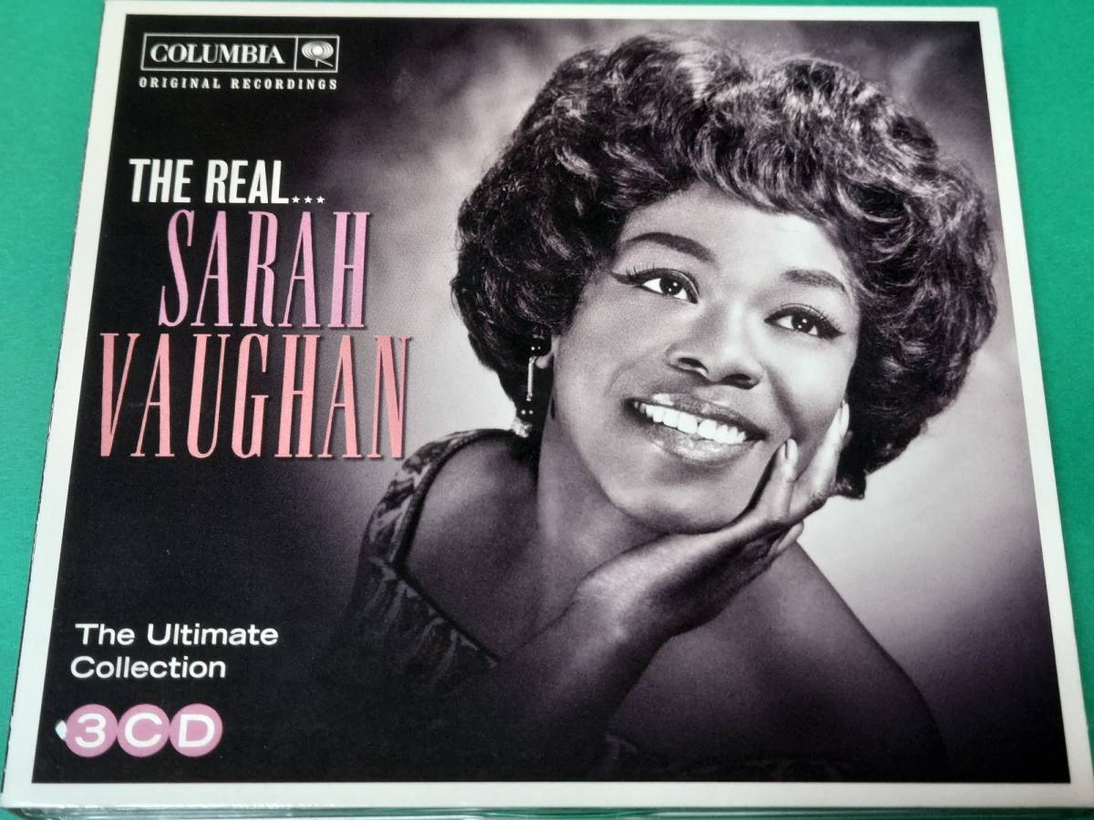 E 【輸入盤】 サラ・ヴォーン / THE REAL... SARAH VAUGHAN 3CD 中古 送料4枚まで185円_画像1