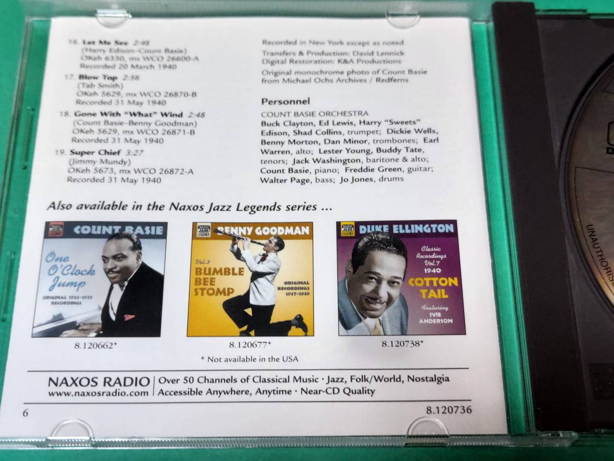 E 【輸入盤】 カウント・ベイシー COUNT BASIE / Rock-A-Bye Basie 中古 送料4枚まで185円_画像3