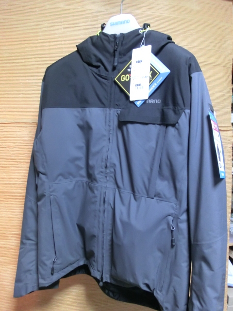 ★シマノ（Shimano）　RB-01JS　GORE-TEX エクスプローラーウォームジャケット★XL　ダークグレー★新品_画像2