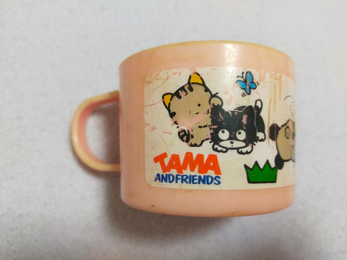 タマ＆フレンズ TAMA＆FRIENDS うちたま コップ プラスチック 容器 レア 非売品 デッドストック ネコ ねこ 人気