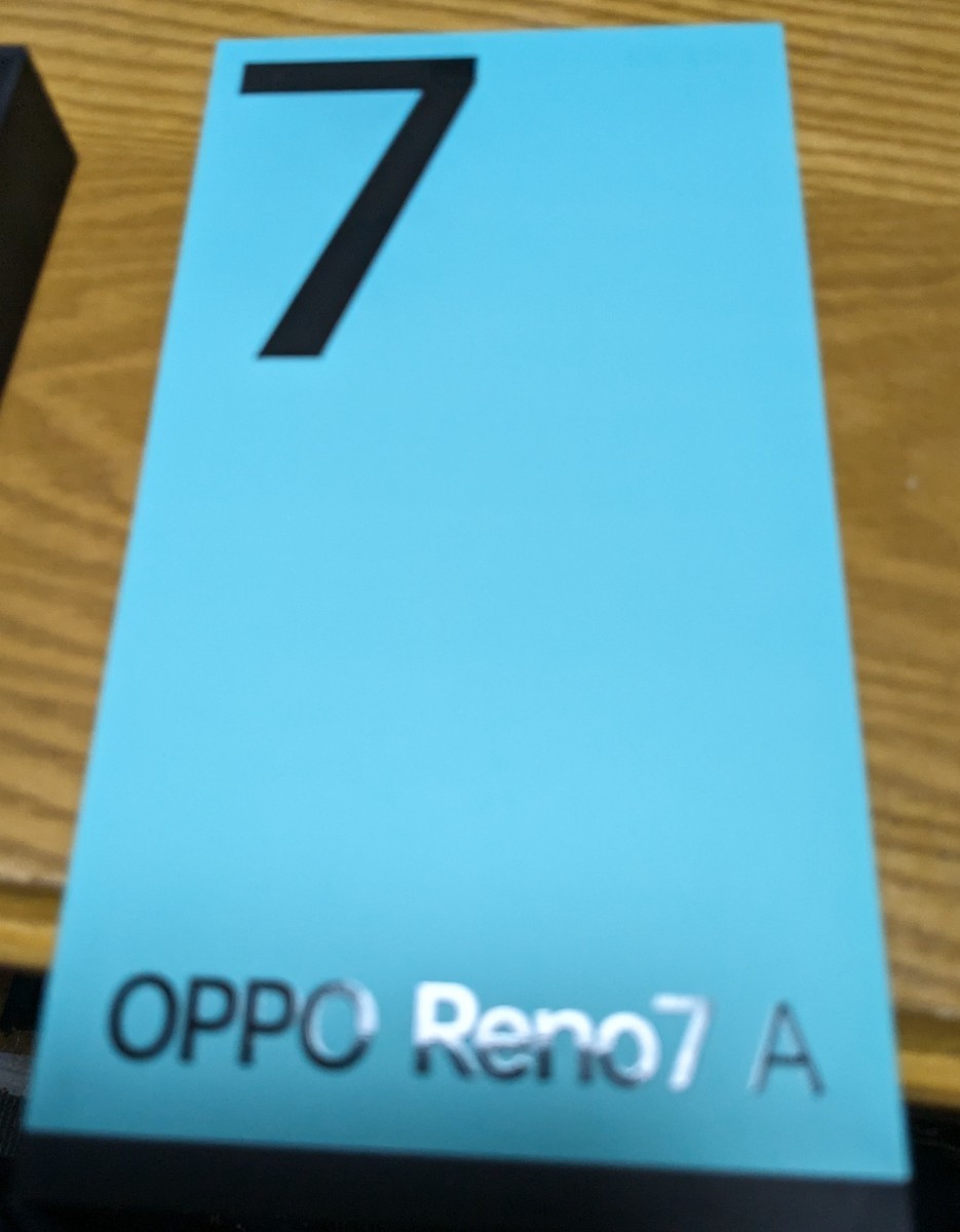 中古 SIMフリー ワイモバイル OPPO Reno7 A ドリームブルー A201OP スマホ 本体 SIMフリー_画像1