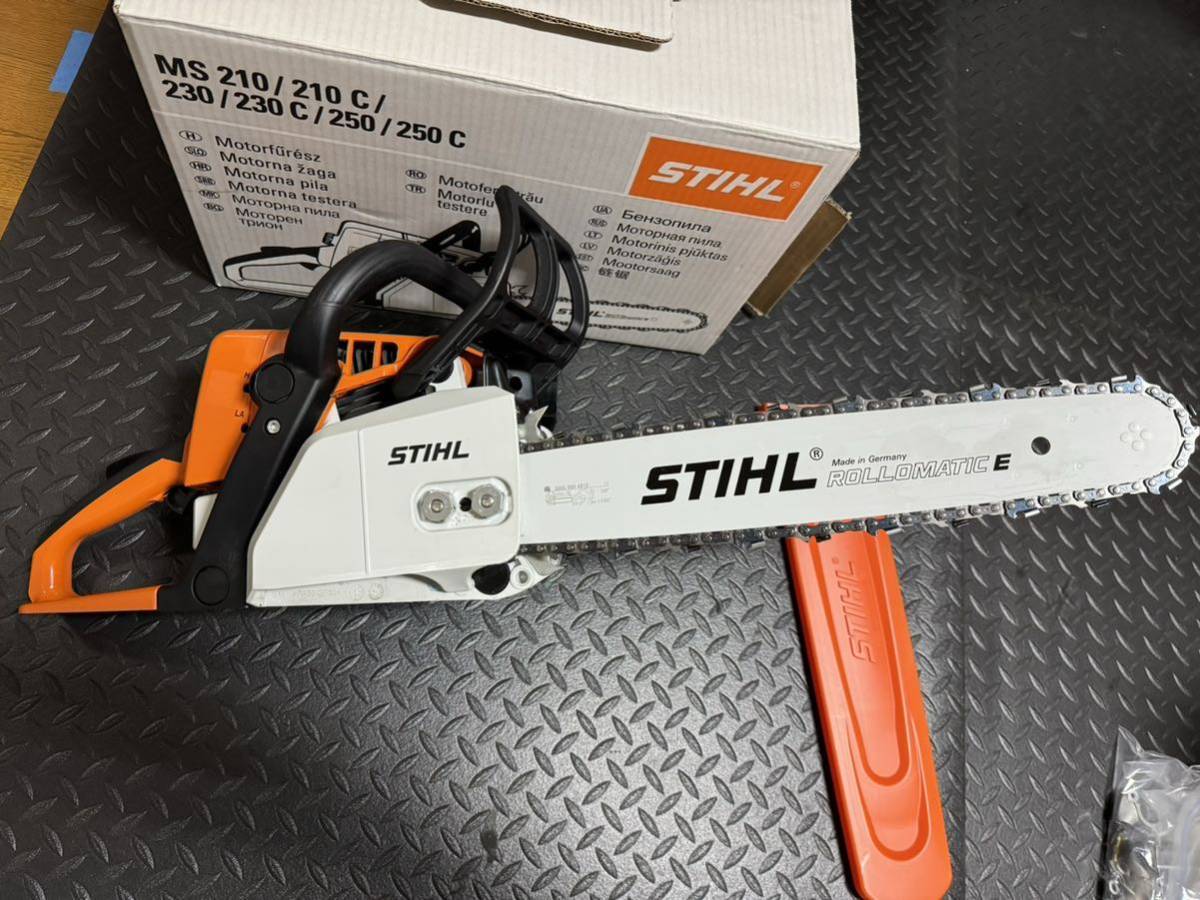 スチール　STIHL チェーンソー MS 230 未使用_画像1