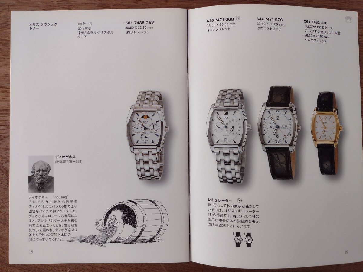 【カタログ】オリス　ORIS　3冊　1998　ビッグクラウン　クラッシック　フルスチール　腕時計　スイス_画像7