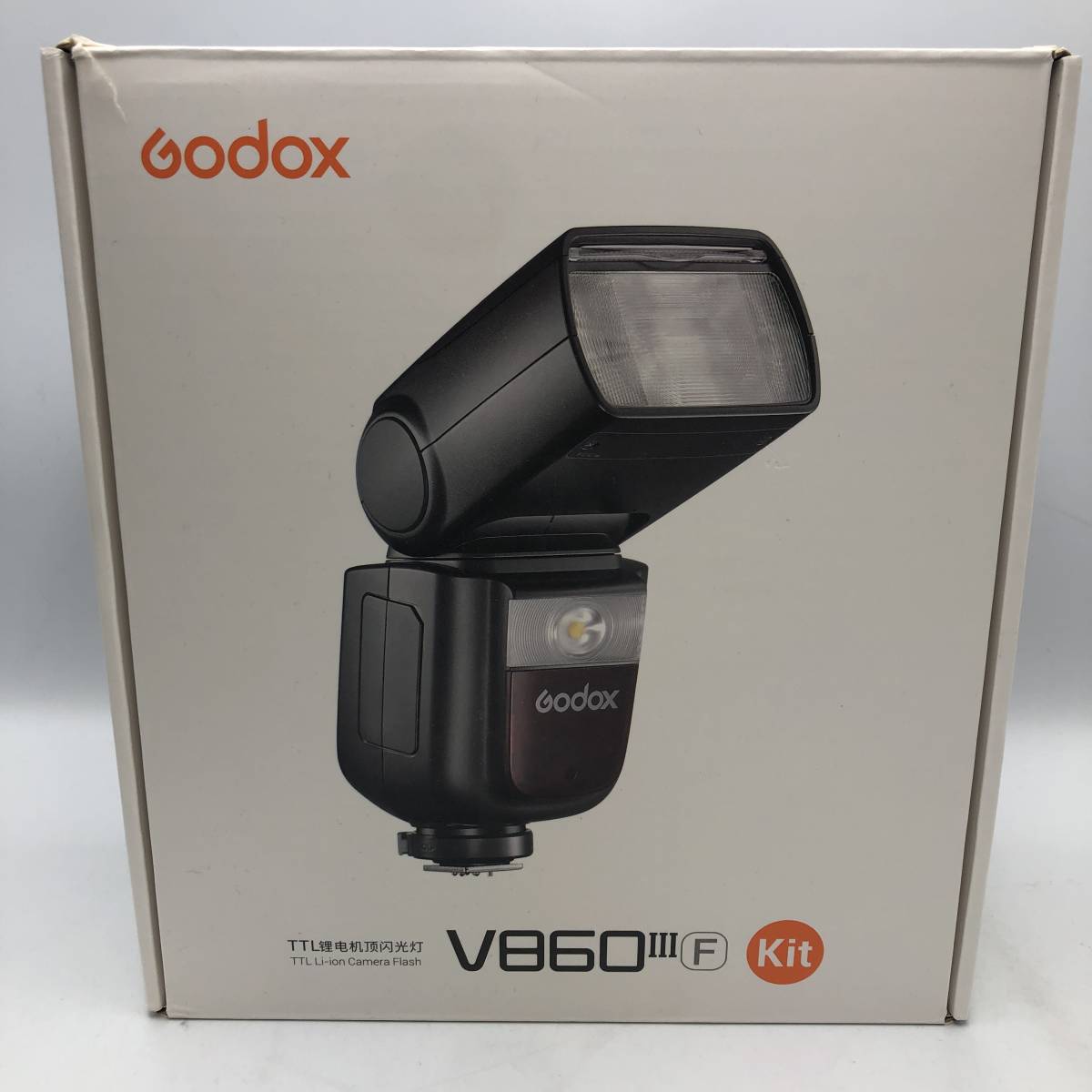 【通電確認済】GODOX V860III-F スピードライト フラッシュ/Y12506-W1_画像1