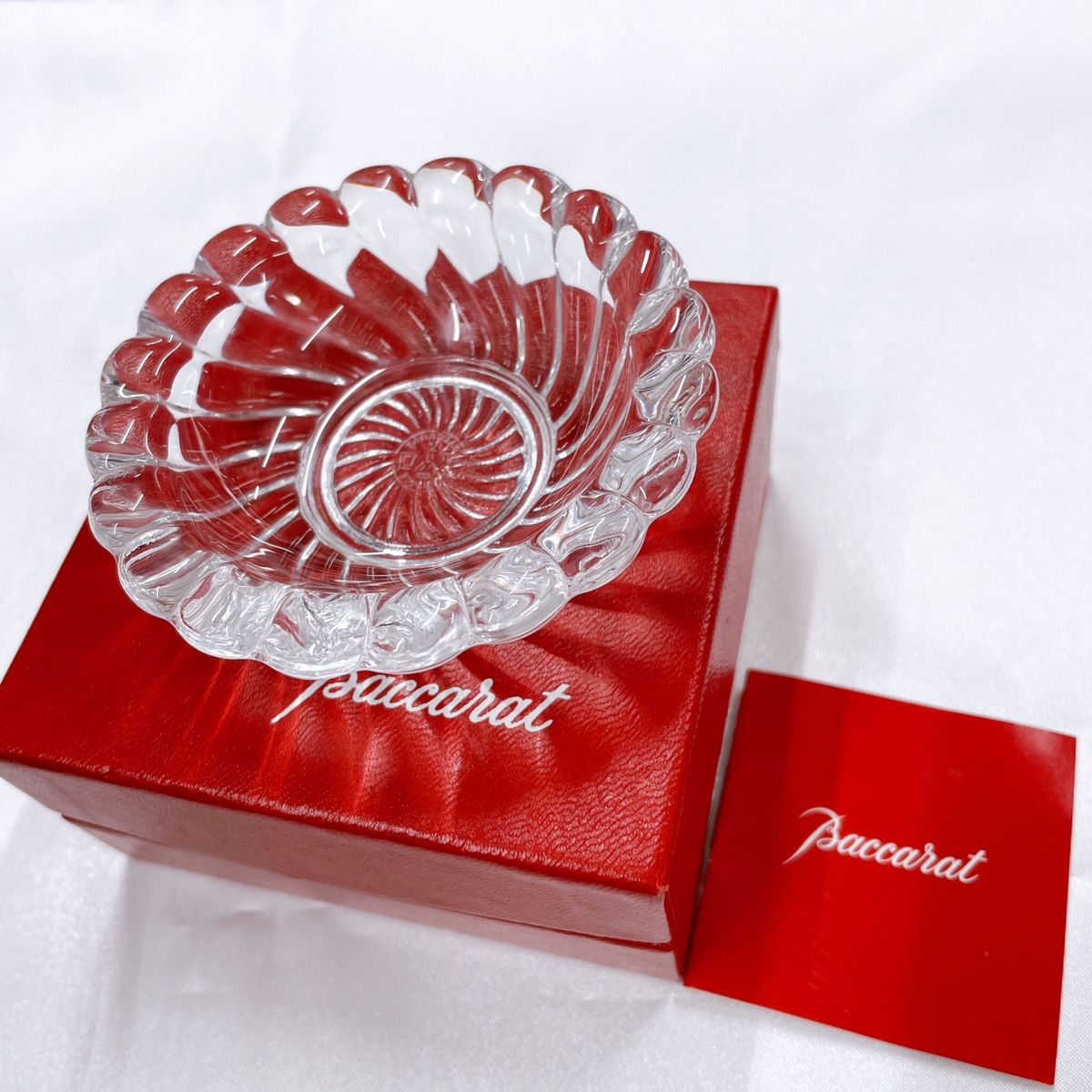 バカラ Baccarat ボウル 小鉢 小物入れ ボリュート アッシュ バカラ Baccarat ボウル 小鉢 小物入れ ボリュート アッシュ