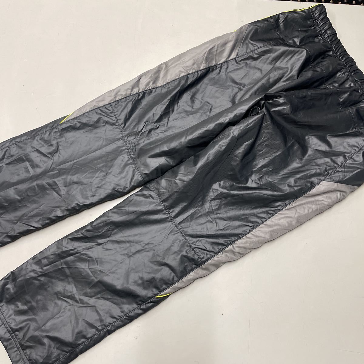  Champion champion ветровка брюки CJ1593 черный lime низ не использовался Thermo to long водоотталкивающий теплоизоляция M размер мужской 
