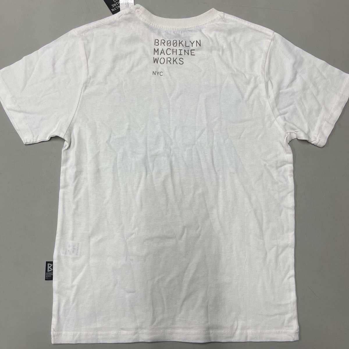 BROOKLYN MACHINE WORKS ブルックリンマシンワークス 1996年 NY ブルックリン Tシャツ 未使用 Mサイズ メンズ 半袖 白 ホワイト トップス_画像9