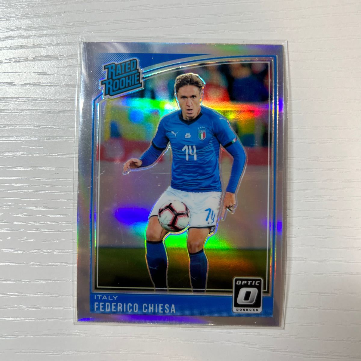 2018-19 Panini Donruss Optic Federico Chiesa silver prizm_画像1