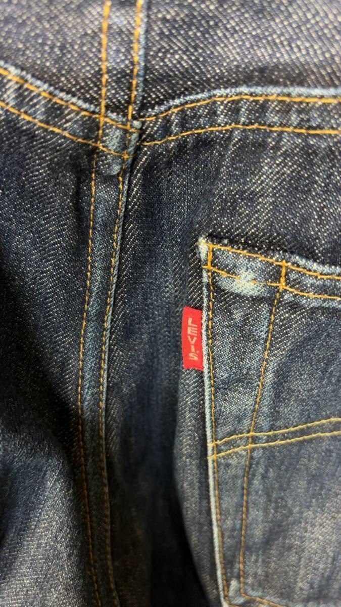 期間限定送料無料 LVC LEVI'S リーバイス 501XX 1947 大戦モデル BIG E 赤耳 W38 L34 475010200 日本製 デニム ジーンズ 濃紺 ビンテージ_画像6