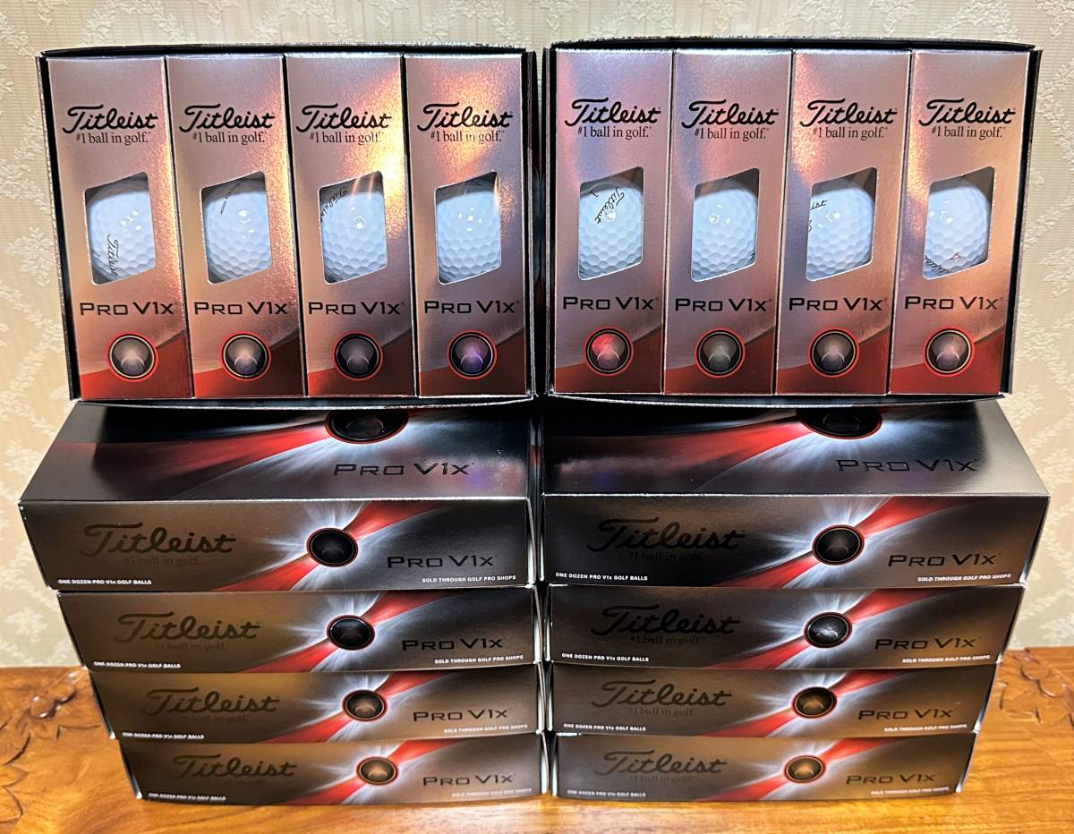 ☆送料無料☆新品☆10ダースまとめて☆　タイトリスト Titleist　NEW PRO V1x　_画像4