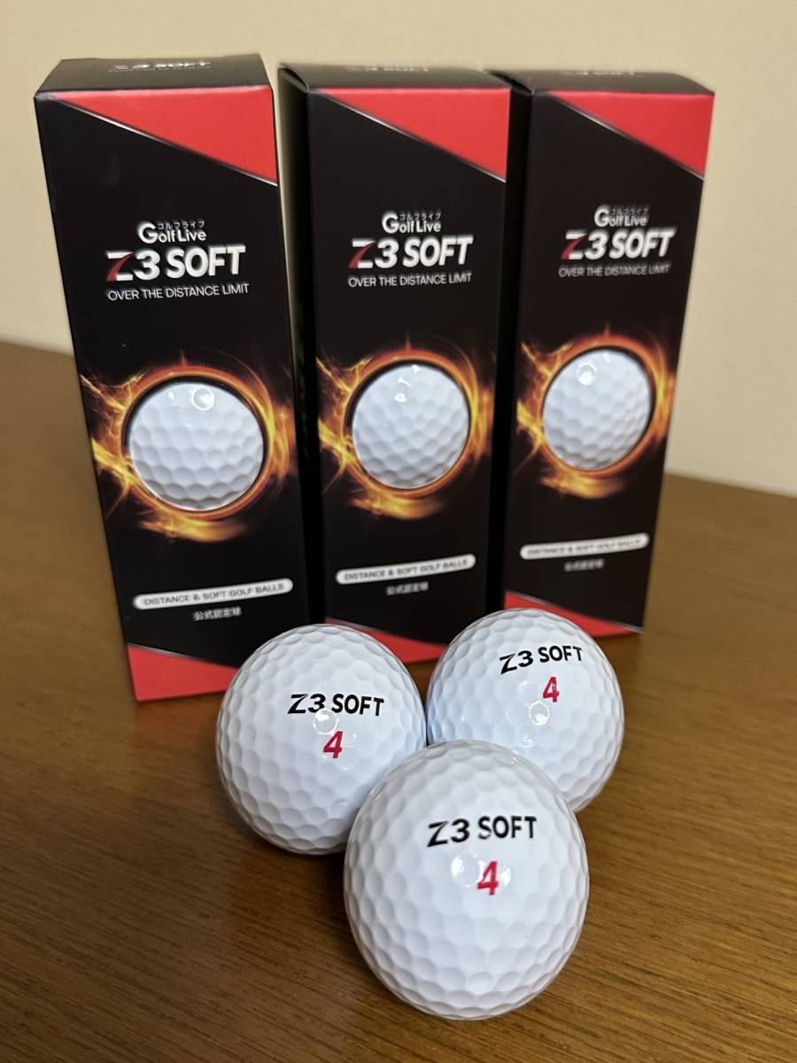 ☆送料無料☆新品☆10ダース(120個)まとめて☆ Golf Live オリジナルゴルフボール Ｚ3 SOFT ゴルフライブ ①_画像7