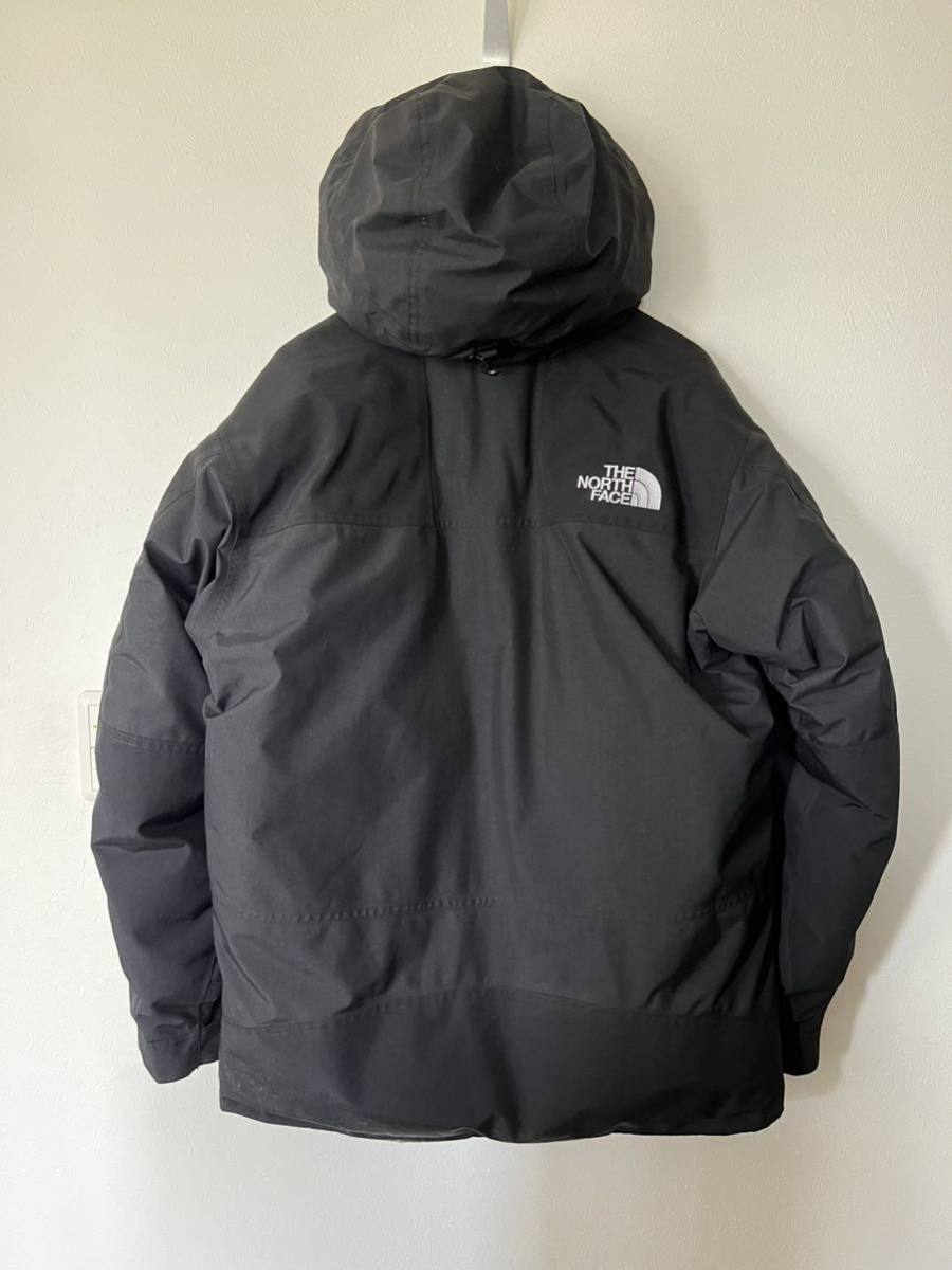 THE NORTH FACE ノースフェイスマウンテンダウンジャケット XL サイズ　ゴアテックス　ブラック　中古_画像2