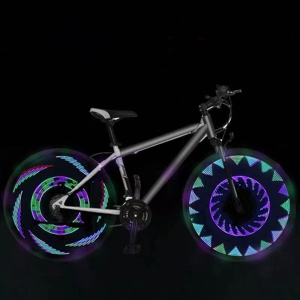 自転車LEDテールライト　テールランプ　リアライト ホイール 自転車ライト