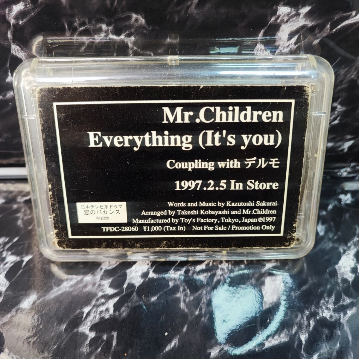 非売品 プロモカセットテープ Mr.Children Everything（It's you） プロモーション ミスチル　ミスターチルドレン_画像1