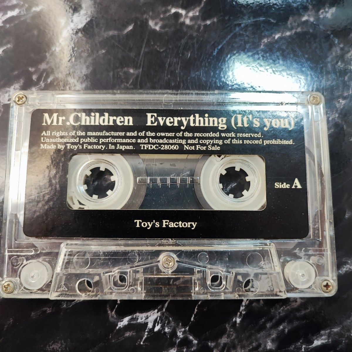 非売品 プロモカセットテープ Mr.Children Everything（It's you） プロモーション ミスチル　ミスターチルドレン_画像5