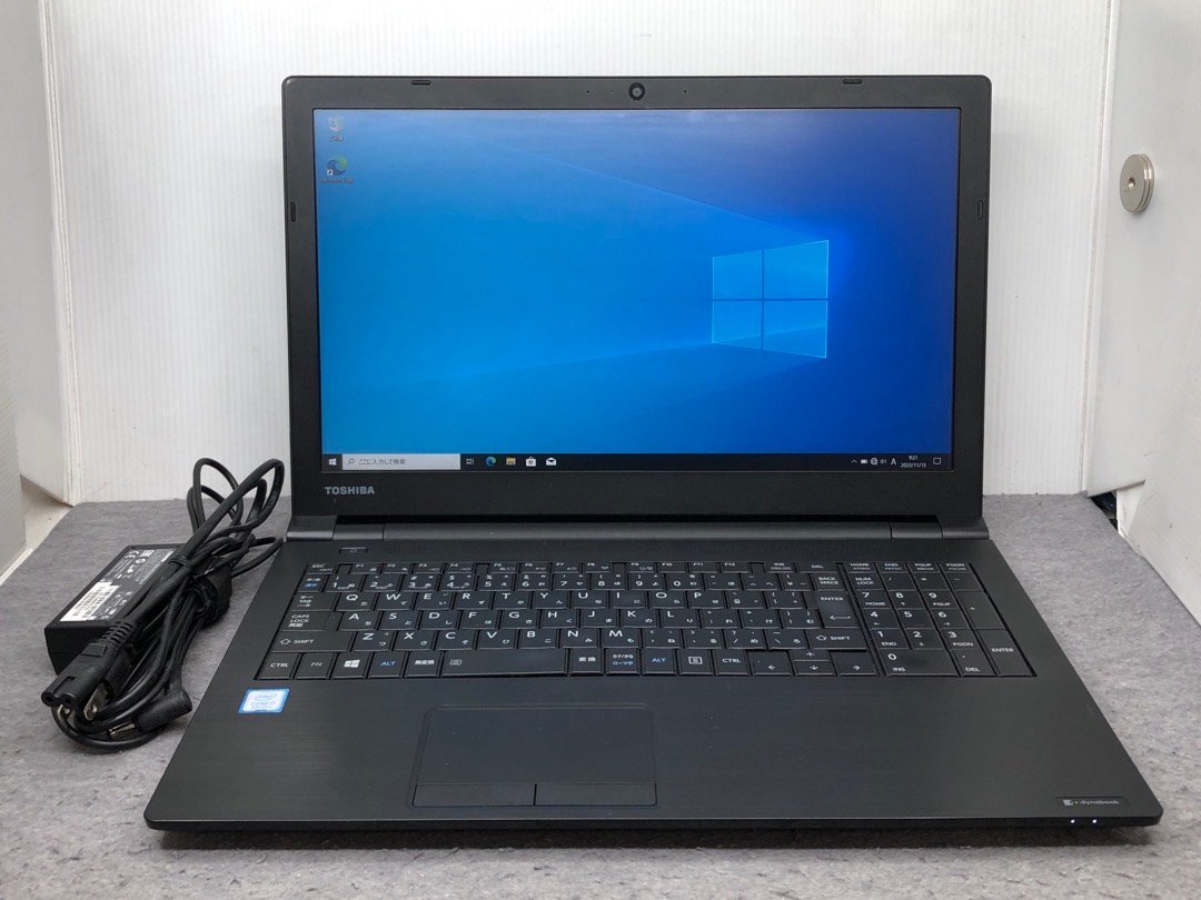 【東芝】dynabook B65/M Corei7-8650U 16GB SSD256GB WEBカメラ Bluetooth DVDマルチ Windows10Pro 15.6インチ フルHD 中古ノートPC_画像1