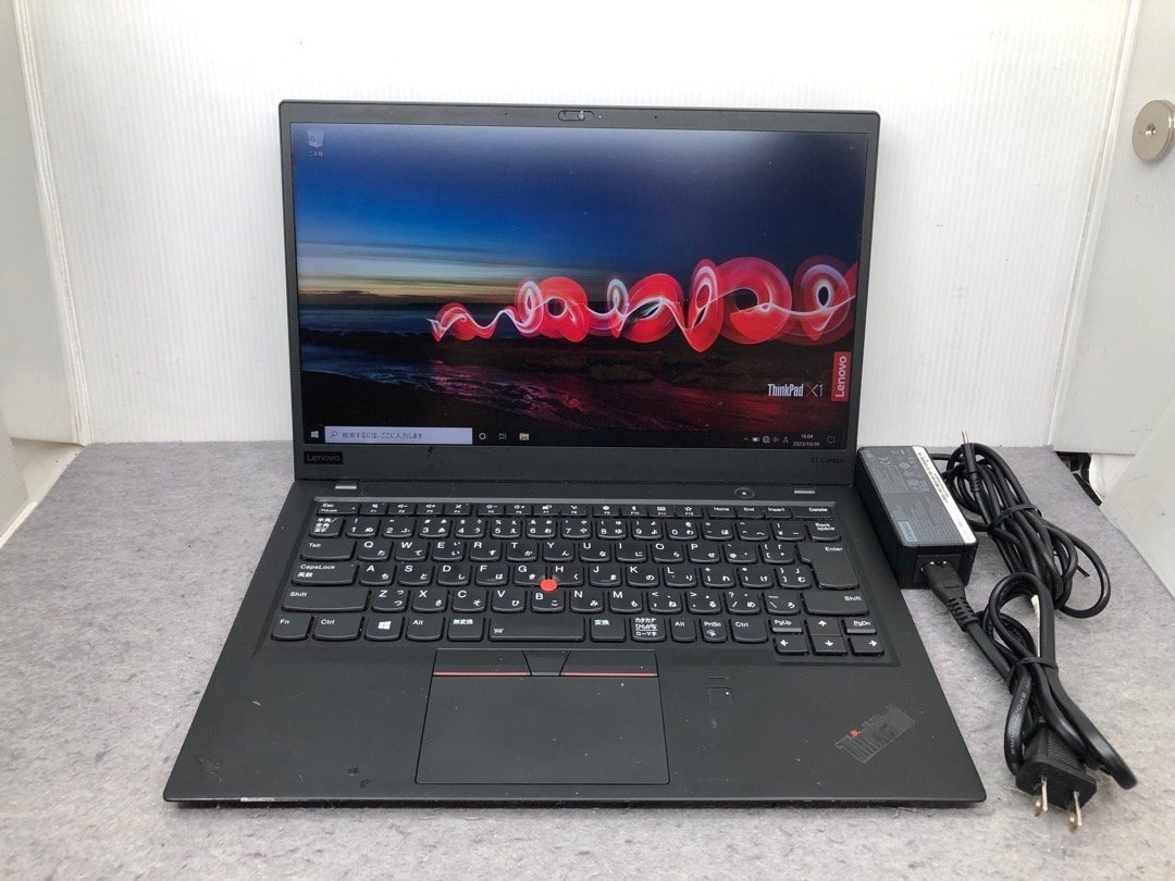 【Lenovo】ThinkPad X1 Carbon 6th 20KGS6B800 Corei7-8550U 16GB SSD512GB NVMe WEBカメラ Windows10Pro 14inch FHD 中古ノートPC_画像1