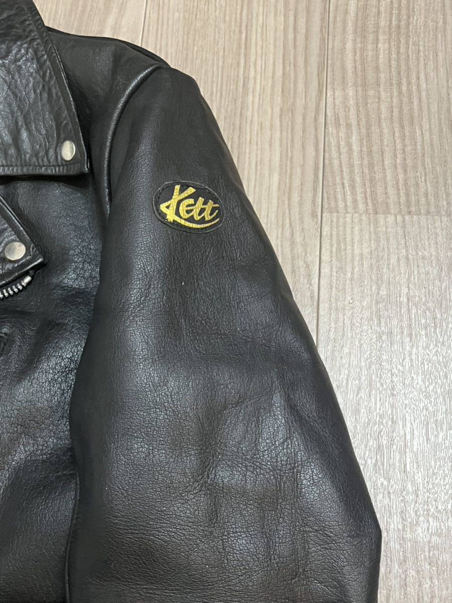 超美品】70s kett leathers ライトニング同型 ライダース 超美品】70s kett leathers ライトニング同型 ライダース
