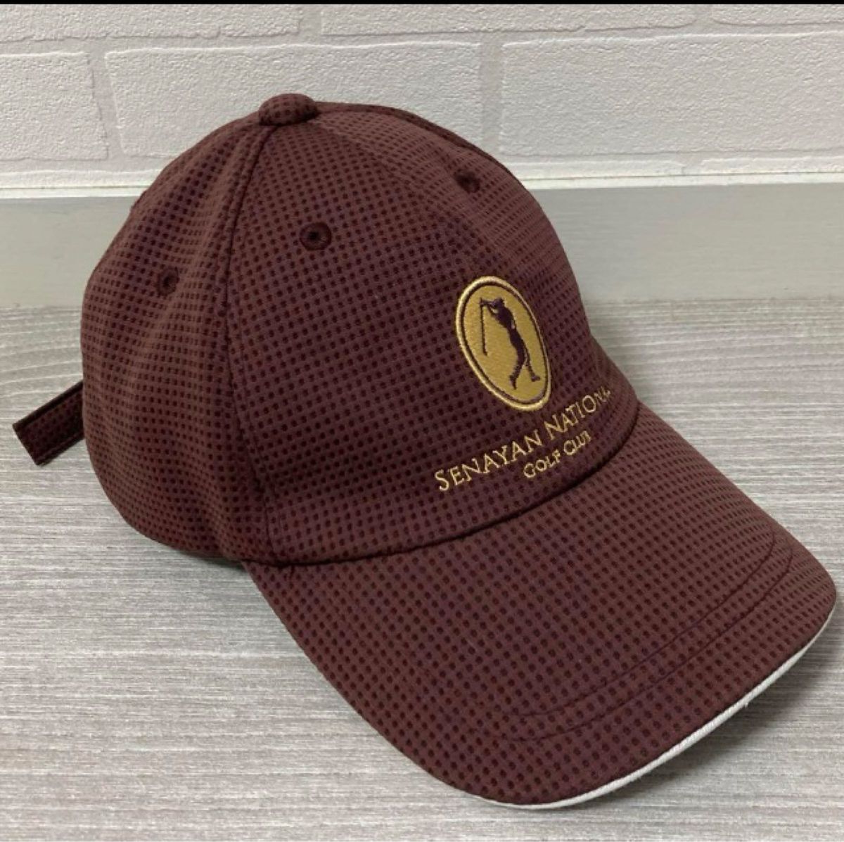 Senayan National Golf Club ゴルフ キャップ 帽子 F ブラウン系