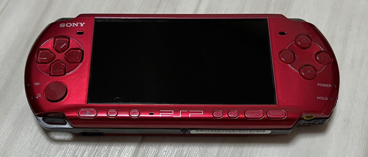 SONY PlayStation ポータブル　PSP-3000 本体のみ　ラディアント　レッド_画像6