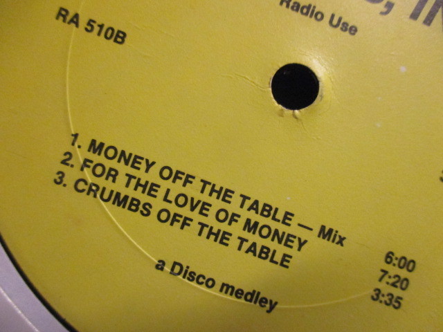 ★ VA( Laura Lee + O'Jays ： Money Off The Table ) 12'' ☆ c/w A Night At The Edit Block ((エレクトロ Disco Medley / ディスコ Edit_画像3