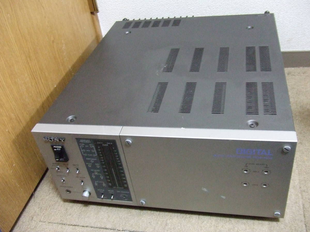 f274 SONY ソニー PCM-1630 AUDIO PROCESSOR デジタルオーディオプロセッサー ボードあり　本体　中古　未確認　ジャンク_画像1