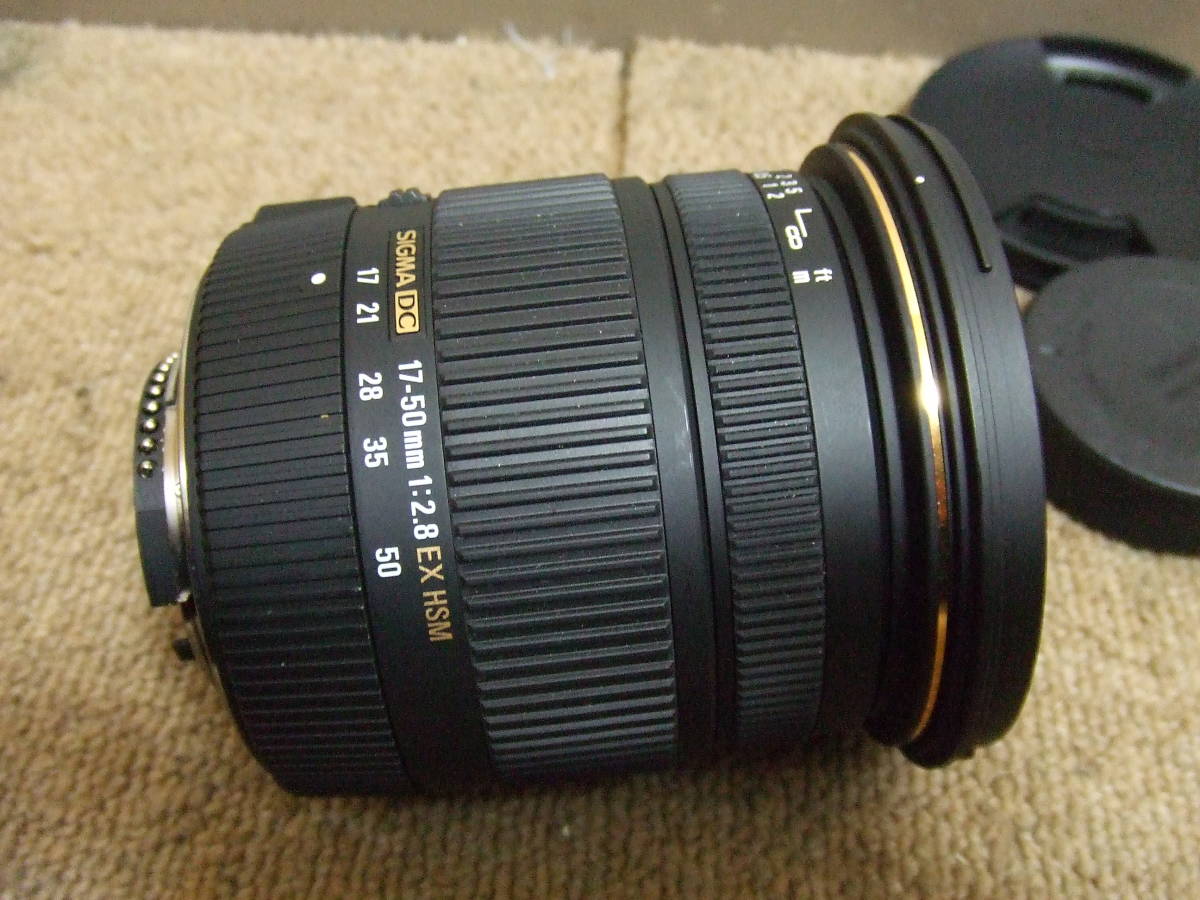 f568 SIGMA シグマ　17-50mm F2.8 EX DC OS HSM ニコン用 カメラレンズ　中古_画像7