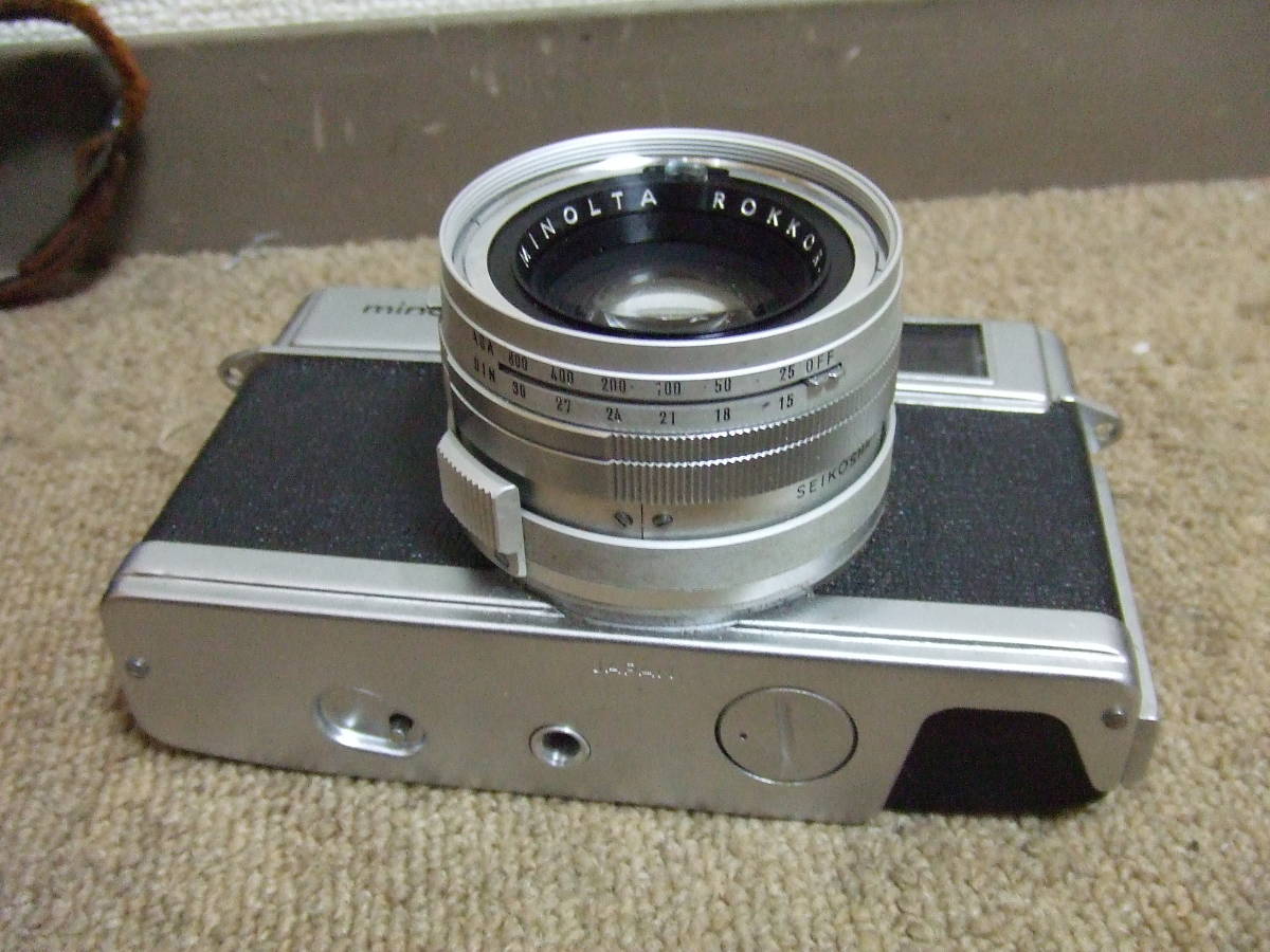 f686 MINOLTA HI-MATIC 7 ROKKOR-PF 1：1.8 f=45mm カメラ 中古　ミノルタ 未確認　ジャンク_画像4