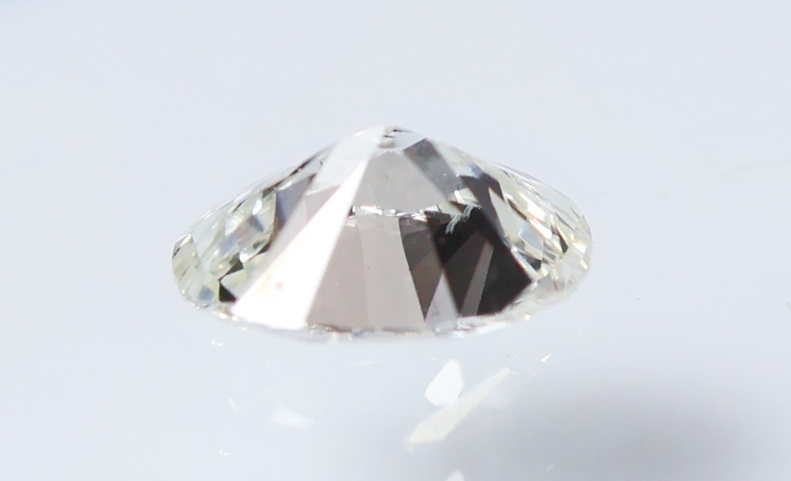 【１００円～】天然ダイヤ 0.303ｃｔ Jカラー（ナチュラルカラー）SI1 OVカット_画像2